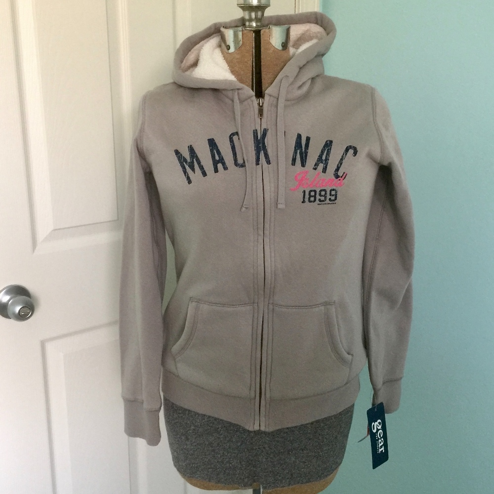 Mackinac Island Zip- up Hoodie